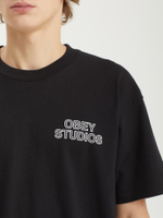 Мужская Футболка Obey Studios Statue