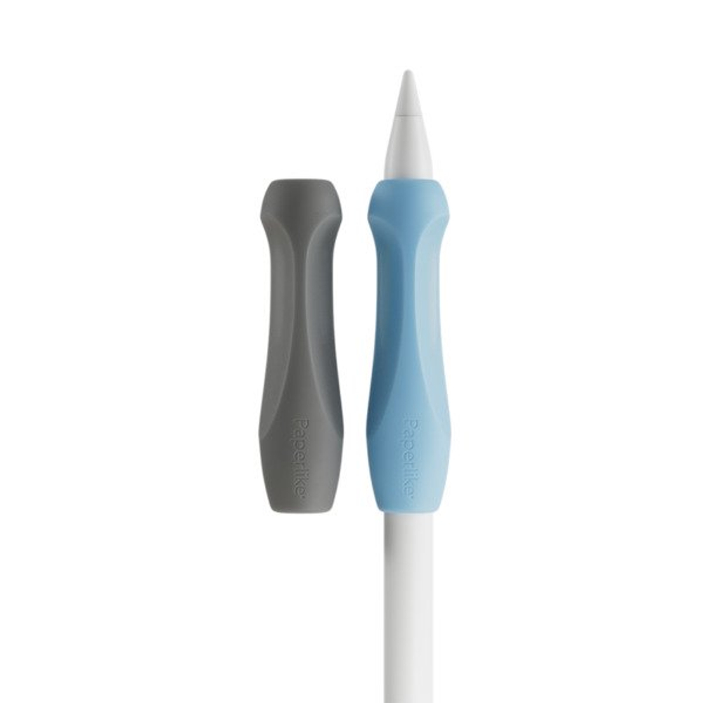 Силиконовая накладка Paperlike Pencil Grips V2 - 2 шт.  Grey / Blue