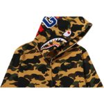A Bathing Ape Bathing Ape Sweatshirts Cardigan Cotton Moderate No Fleece Lined Zip Closure 0zxswm007151q желтый