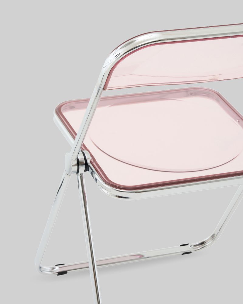 Стул Fold Pink складной розовый