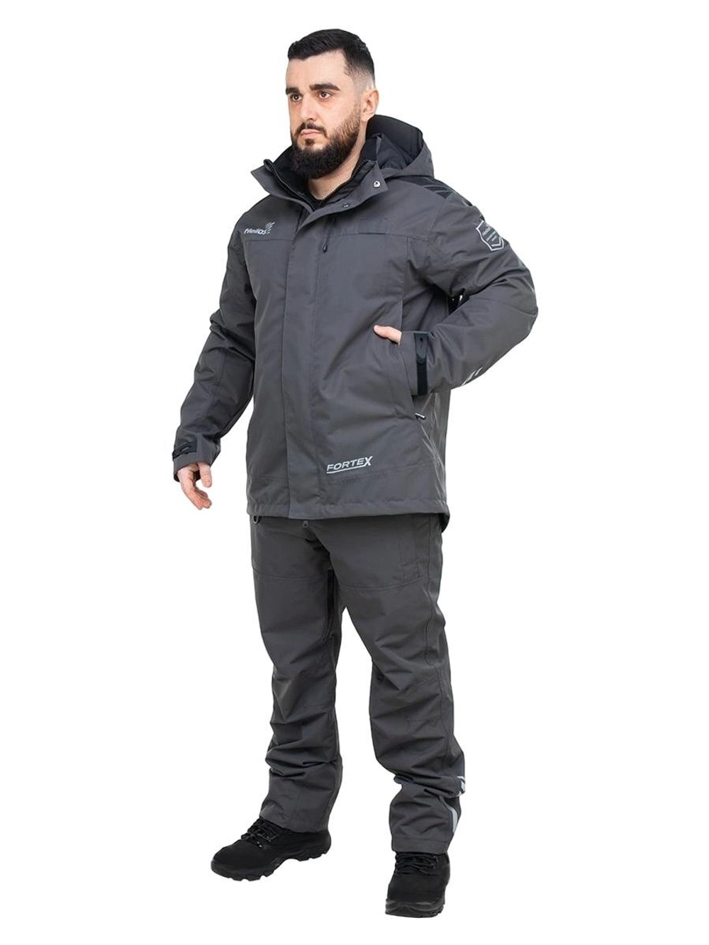 Костюм мембранный Helios Berg Pro, графит, 15/15К, 48/176