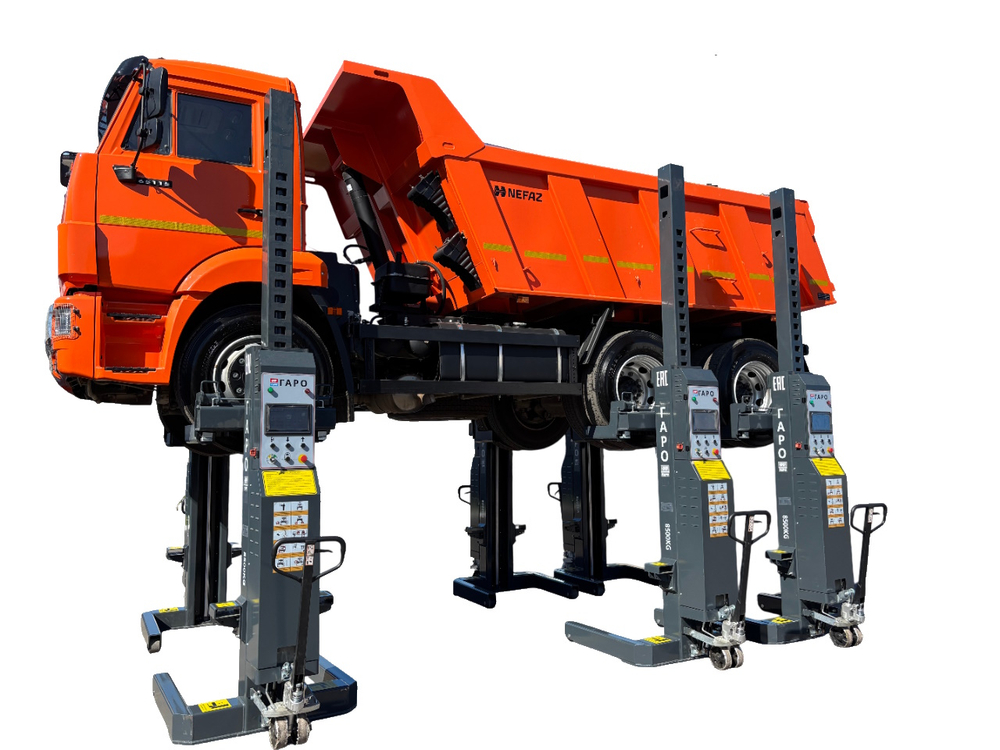 ПКП-8.5/6 Электрогидравлический грузовой автомобильный подъемник ГАРО. Комплект колонн из 6 шт.