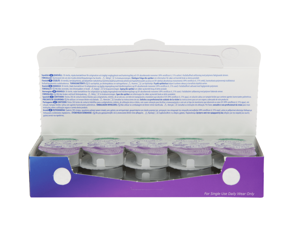 Контактные линзы Precision1 for Astigmatism купить в интернет магазине Линзынадом24.рф