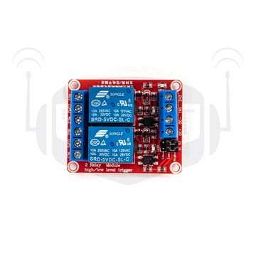 Реле 2 канальное 5V с опторазвязкой