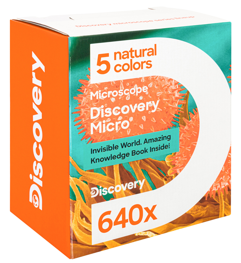 Микроскоп Levenhuk Discovery Micro Polar с книгой