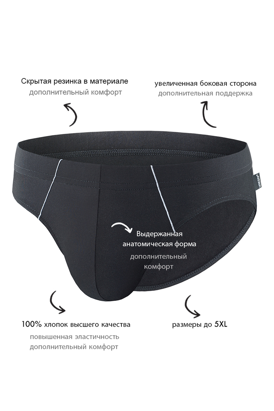 Мужские трусы PB41 Черный