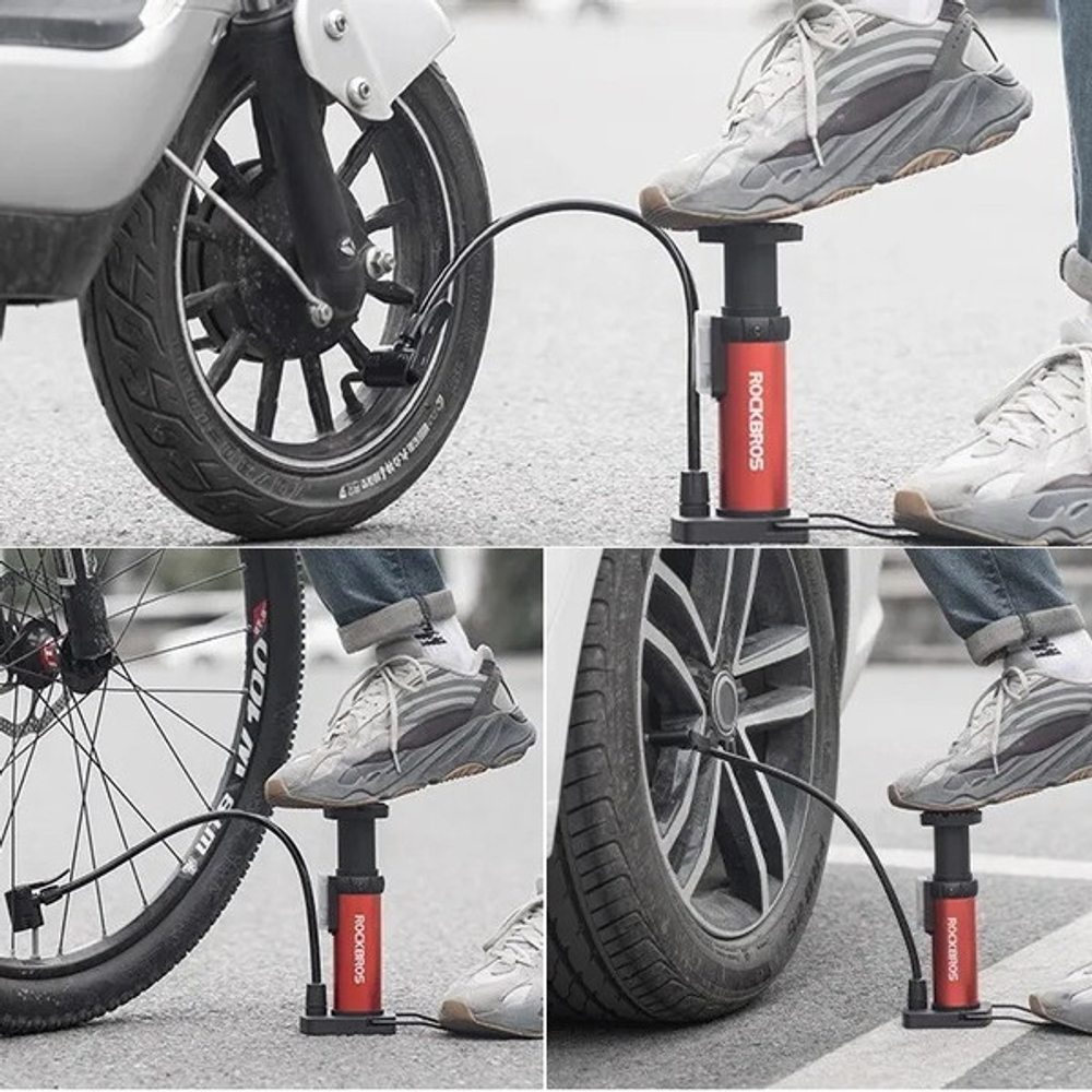 Насос ножной велосипедный Rockbros 4522L