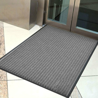 Коврик 80*120см влаговпитывающий ребристый, серый