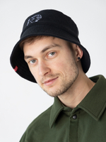 Панама флисовая с портретом Город Горький черная