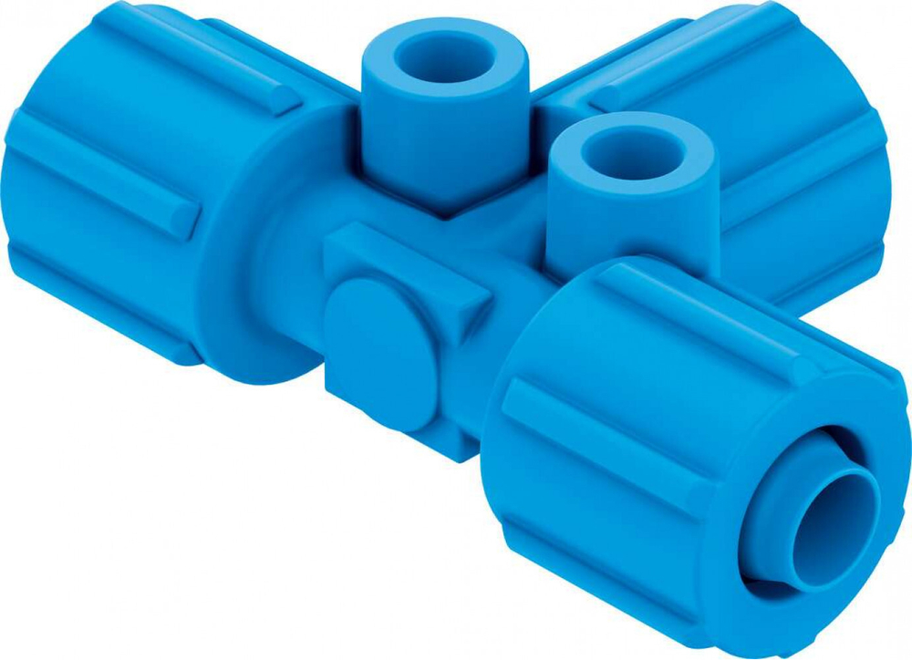 Тройник ниппельный с накидной гайкой Festo FCK-3-PK-9-KU (комплект 10 шт)