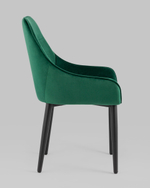 Стул Диана велюр изумрудный