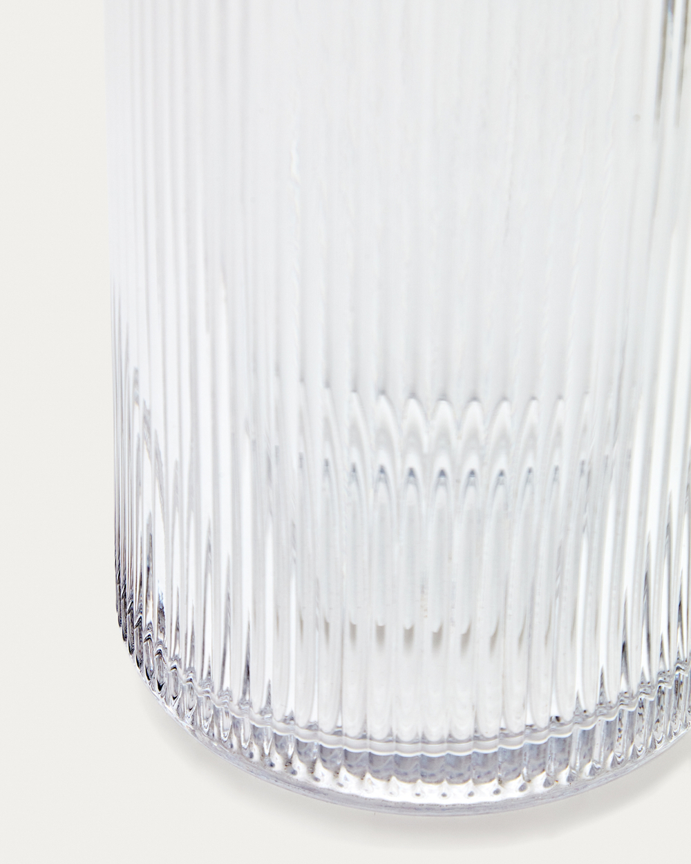 Claudia прозрачная стеклянная ваза 25 см