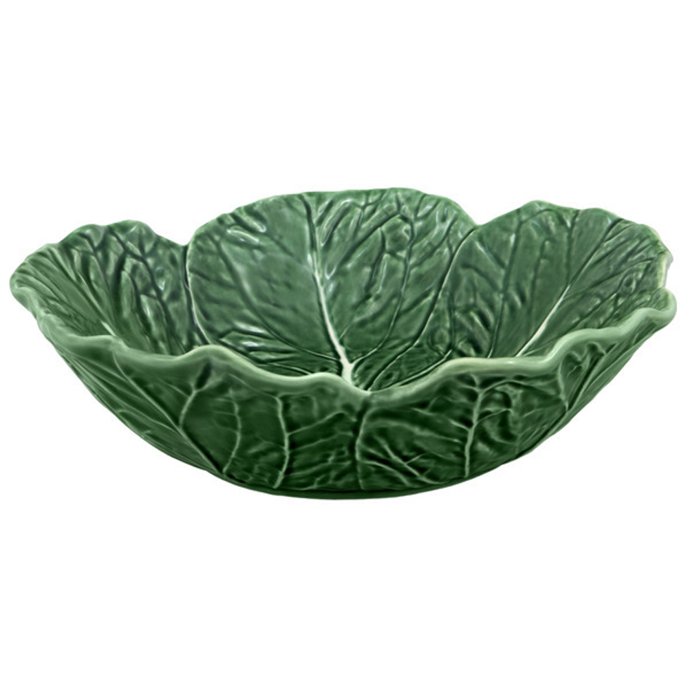 Салатник с резным краем Bordallo Pinheiro Капуста 29см