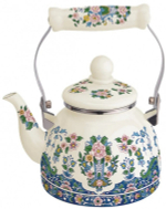 Чайник эмалированный с ситом Kelli KL-4468