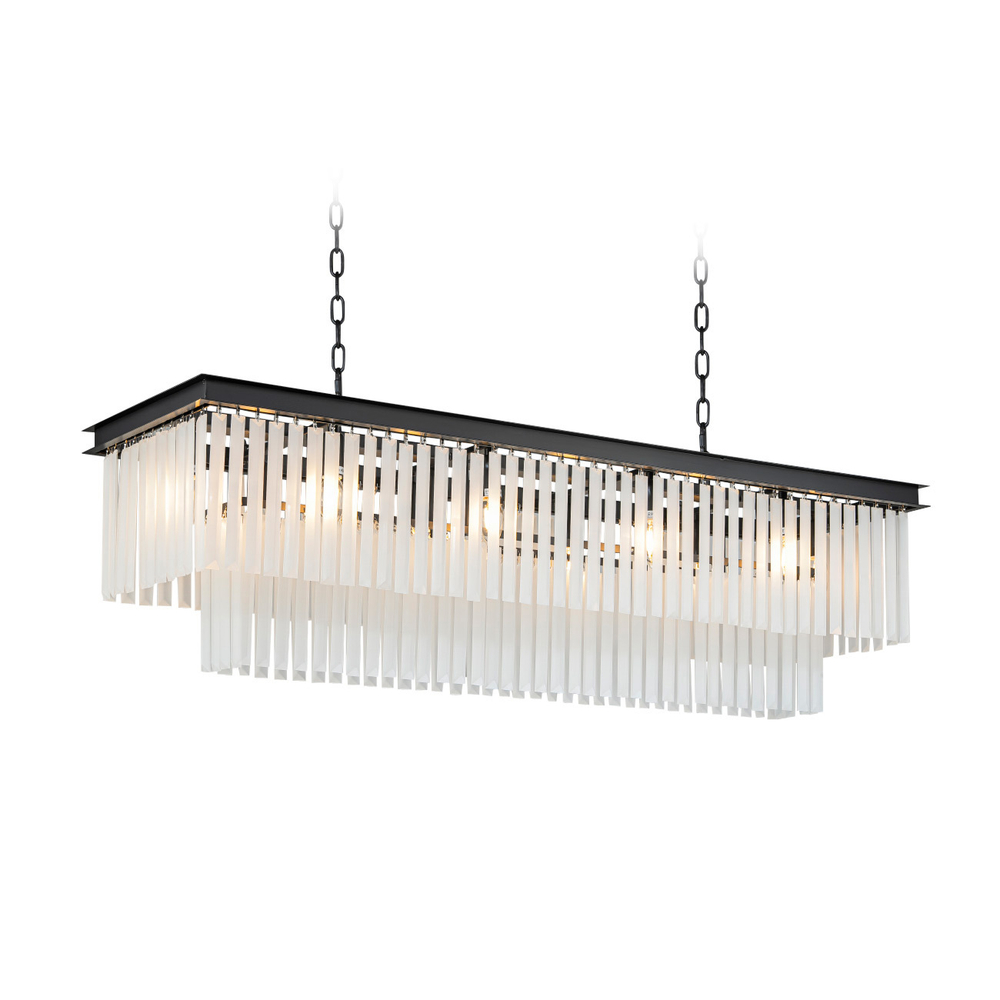 Люстра Odeon 10C/P black/frost