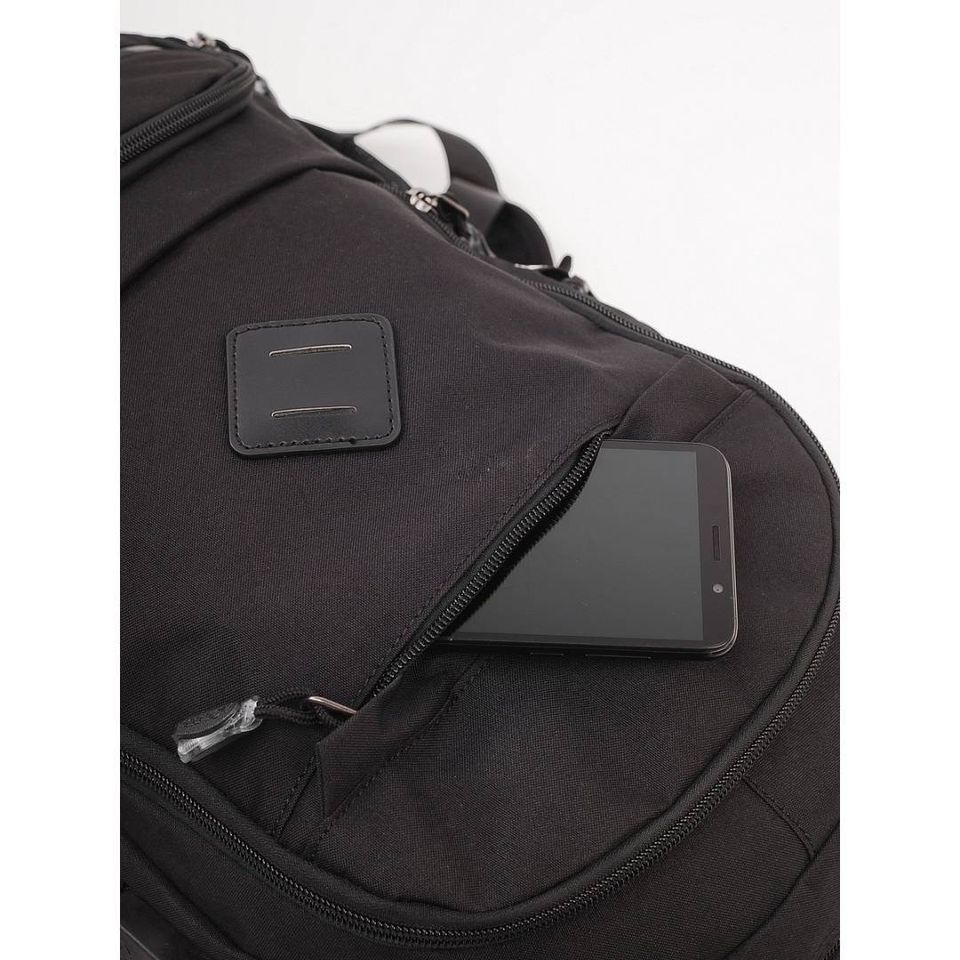 Рюкзак городской на 40 литров с usb разъемом 8082 (black)