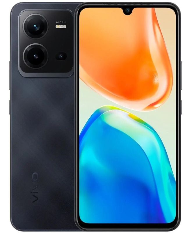 Смартфон vivo V25e 8/128 ГБ RU, Dual nano SIM, diamond black