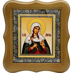 Миропия Хиосская Святая мученица. Икона на холсте.