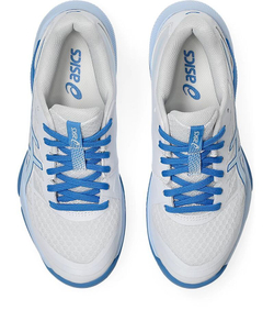 Женские кроссовки для бадминтона/сквоша Asics Gel-Tactic 12 - white/light blue