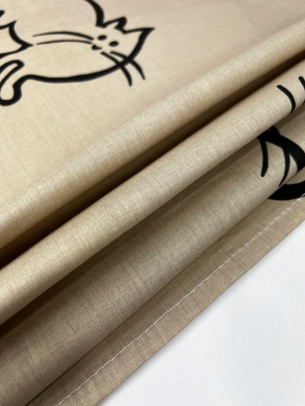 Пододеяльник "КОТИКИ (беж)/Adele" 1,5-сп 145х215 см Сказка сатин