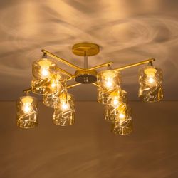 Citilux Клод CL137182 Люстра потолочная Золото