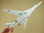 Модель самолета Ту-160 (М1:100, ВВС России, Николай Кузнецов)