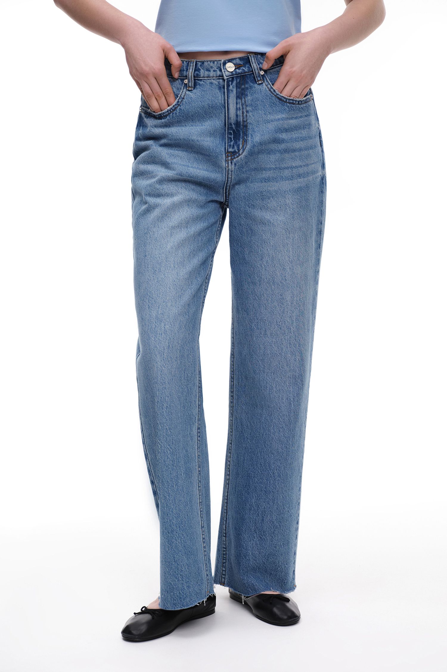 Джинсы (Утро после свиданки), светло-синие