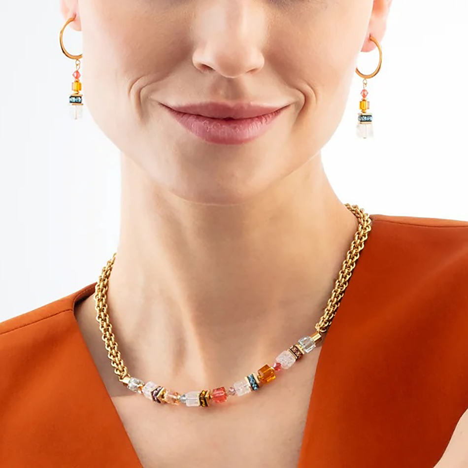 Серьги Coeur de Lion Multicolour Sunset 3021/21-1546
