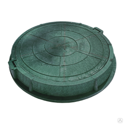Люк полимерный 780/105/40 мм толстый  зеленый