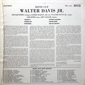 Walter Davis Jr. / Davis Cup (LP)