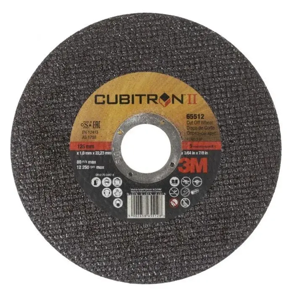ЗМ Круг отрезной  T41 Cubitron II 125 x 1 x 22.33mm