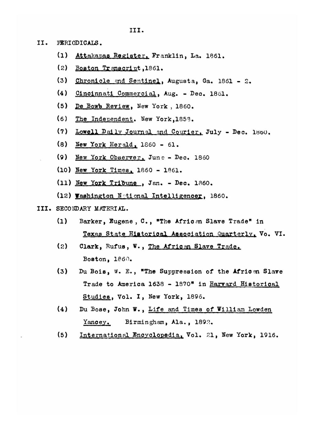 The African Slave Trade, Reopen Or Suppress, 1850-1860 | Clara Margaret Moeschler