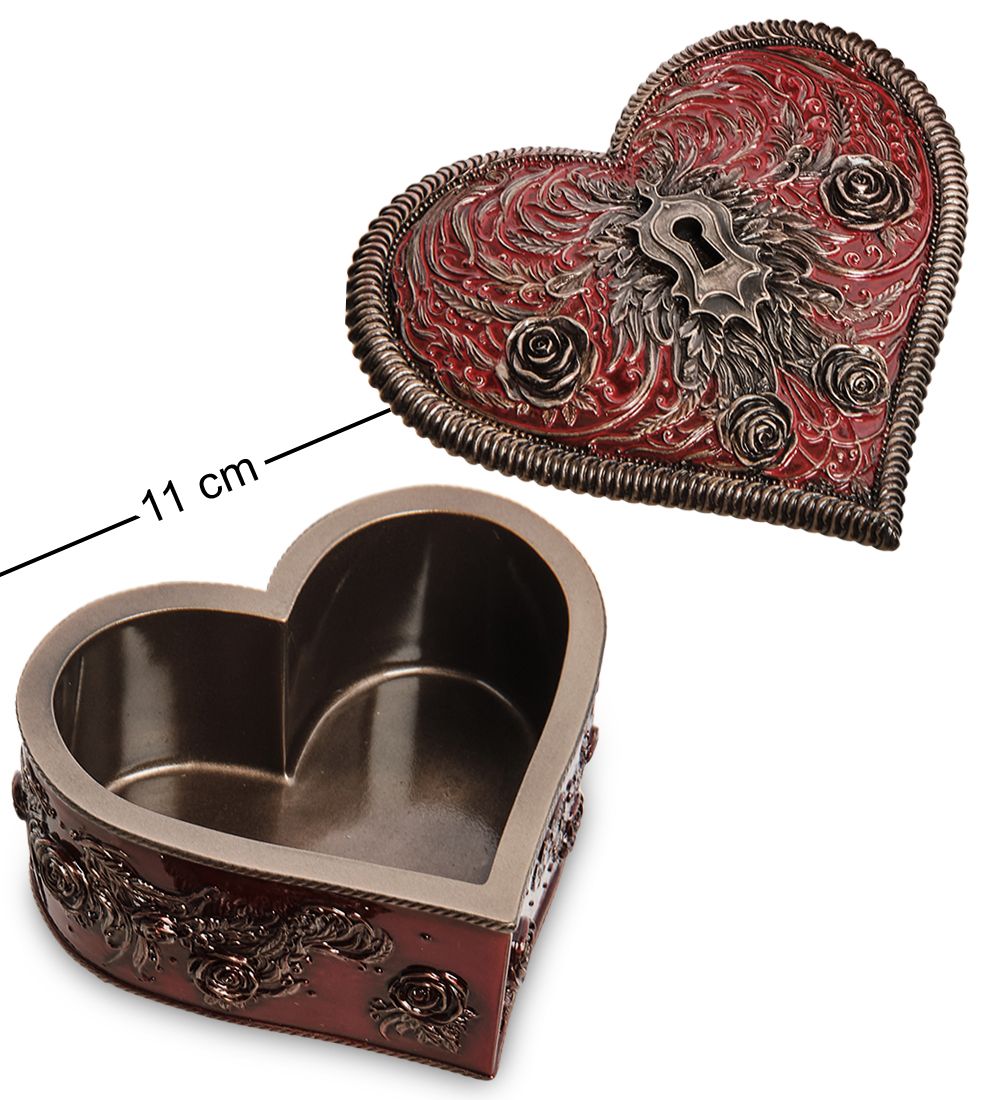 Veronese WS-1126 Шкатулка «Сердце и ключ» (Vincent Hie)