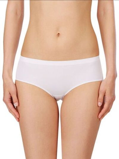 Набор из 2 трусиков-миди из гладкого микроволокна (Размер: S) (Цвет: белый)