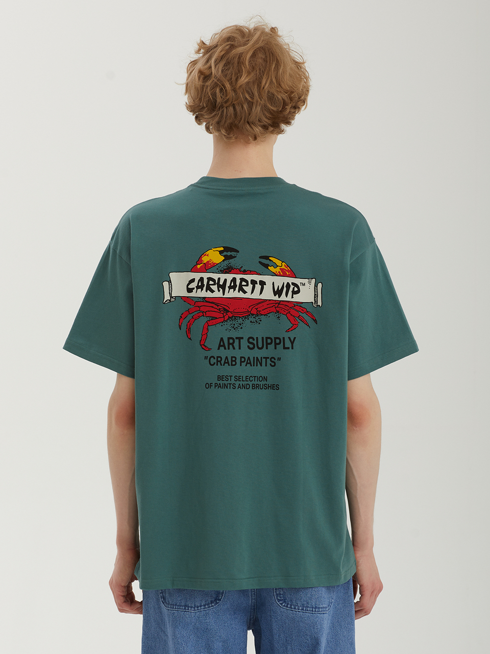 Мужская Футболка Crab Paint