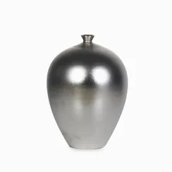 Ваза Priscille S высота 34 см, серебристый
