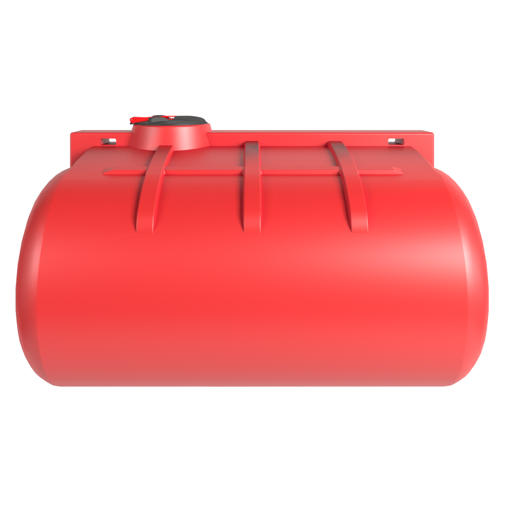 Ёмкость горизонтальная 5000л усиленная для перевозки Политим 5000 л.(2480x2170x1370см;красный) - арт.560780