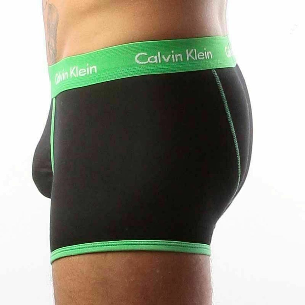 Мужские трусы хипсы Calvin Klein 365 Black Green