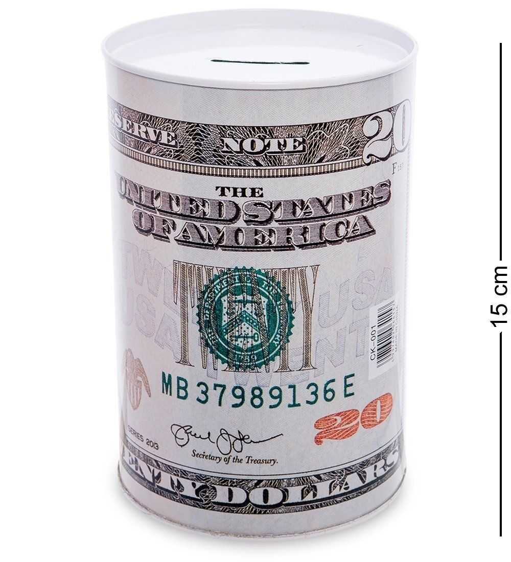 BX- 45/4 Металлическая копилка бол. «20 Долларов»