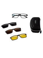 Очки солнцезащитные с магнитными накладками 4в1