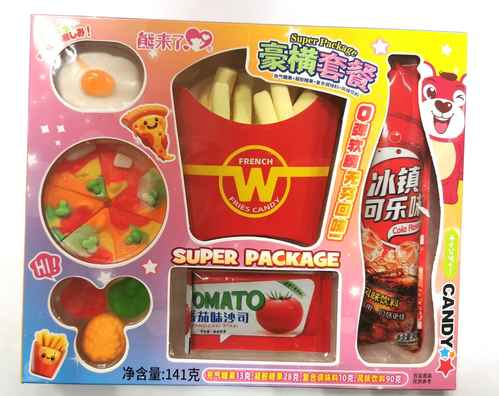 Мармеладный бокс Супер Ланч 141 гр