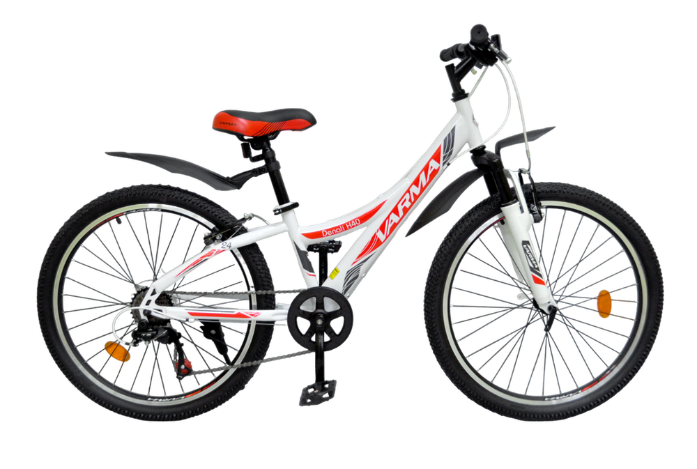 Велосипед 24&quot; VARMA Denali H40 р.11.5 бело-красный 7 ск