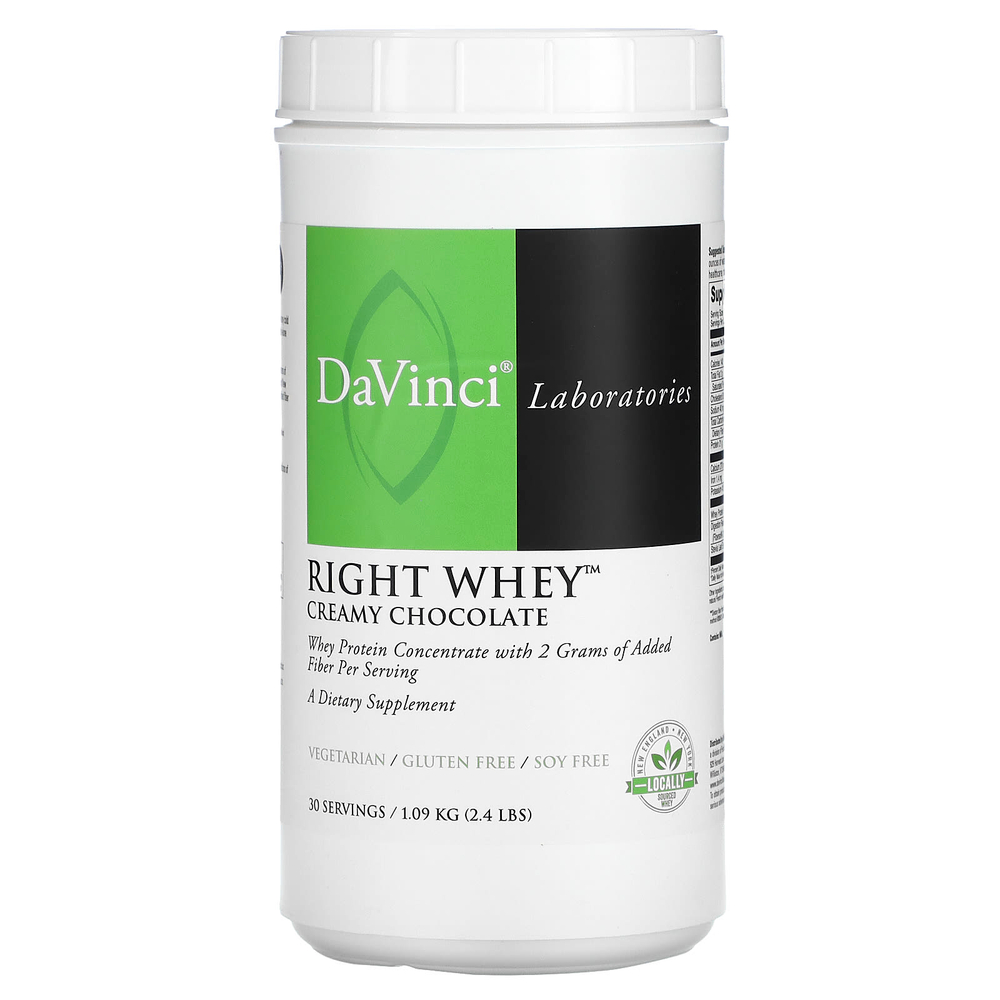 DaVinci Laboratories, Right Whey, сливочный шоколад, 1,09 кг (2,4 фунта)