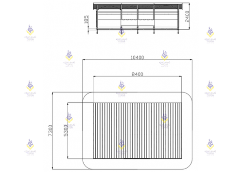 Теневой навес тип 6.3
