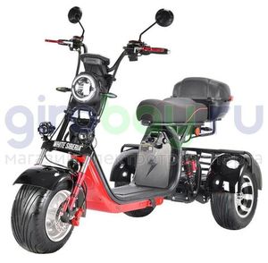 Электроскутер CityCoco WHITE SIBERIA PRO TRIKE 3000W (Черный)