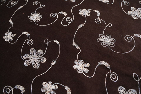 Микровельвет вышивка