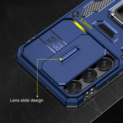 Чехол Safe Case с кольцом и защитой камеры для Samsung Galaxy S25+