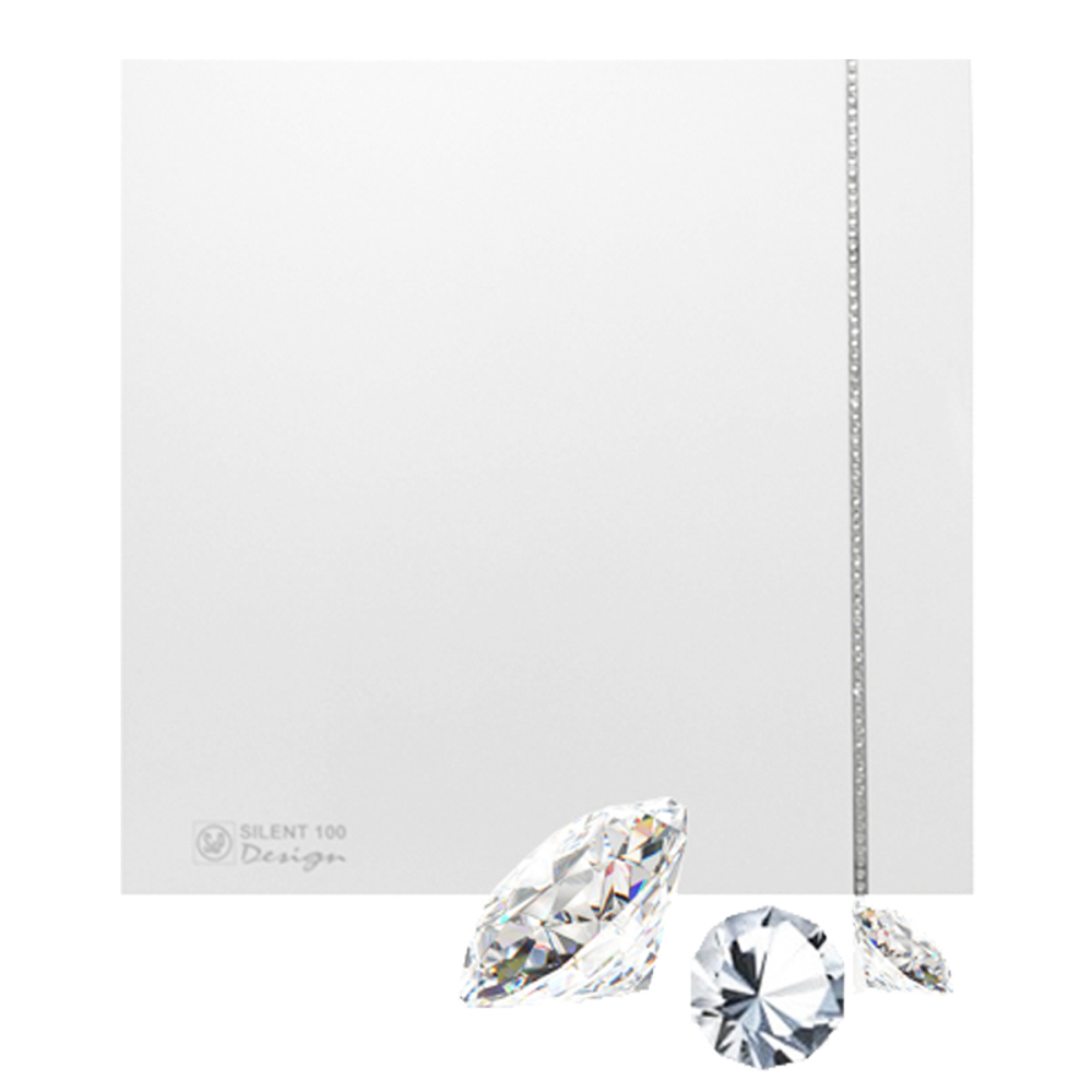 Накладной вентилятор Soler & Palau SILENT-100 CRZ DESIGN SWAROVSKI