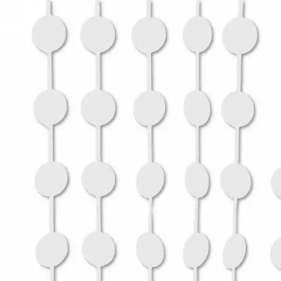 Занавес фольгированный «Шар» ш1м, в1.9м (матовый), белый
