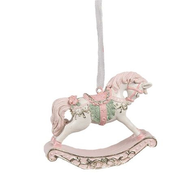 Декор подвесной "Лошадка-качалка" 8x2x7см